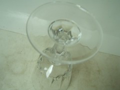 Princess House Esprit Water Goblet 6 3/4″ Tall Excellent Condition