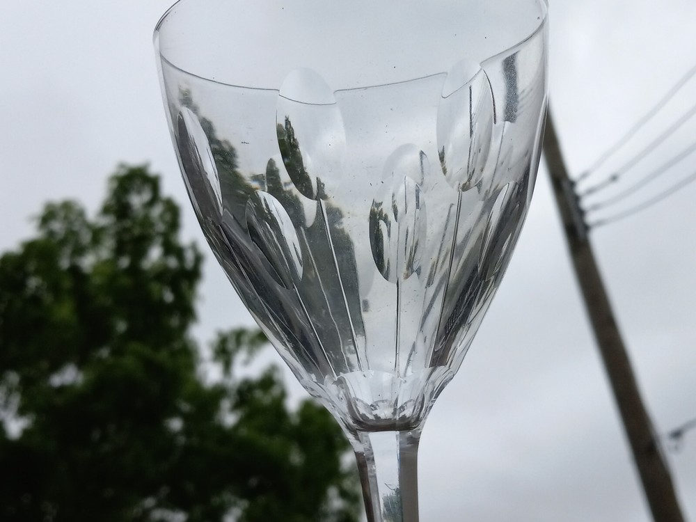 Val St. Lambert VSL Water Goblet Nestor Hamlet Late MCM 7-3/8″