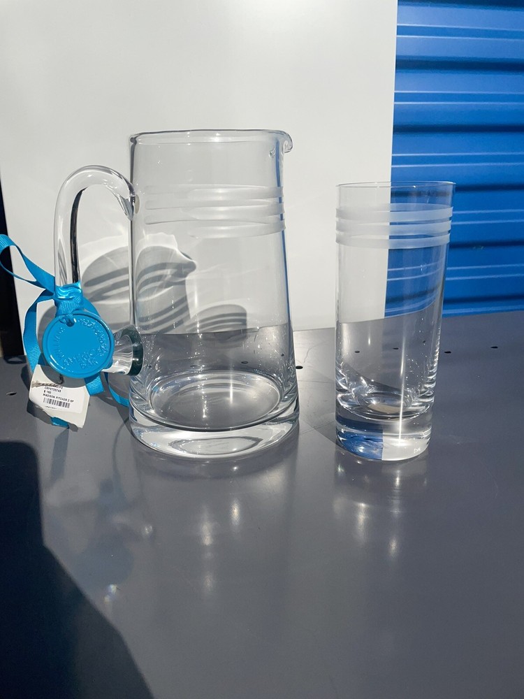 William Yeoward Madison Pitcher & Highball Glass Store Display