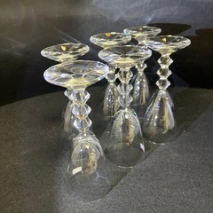 Baccarat Vega Crystal Wine Glass clear 6set no Box