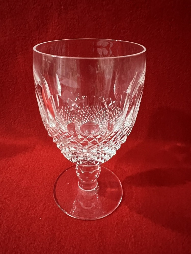 6pc Waterford Colleen Short Crystal 4.75” Wine Glasses, Ireland, A1883