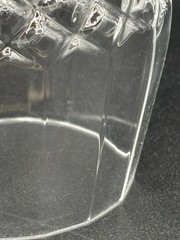 Pair Of (2) Elegant Glass Mikasa Arctic Light Crystal Brandy Snifters 5 3/4in