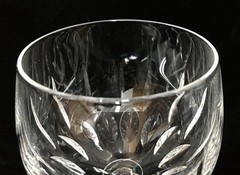 Fine Crystal Gardone Wine Glass Stemware Ballon Shape 6 3/8″ High Holds 5 oz