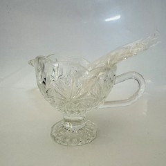 Godinger Shannon Crystal 7 Piece Starter Set Gravy Salt Pepper Creamer Sugar