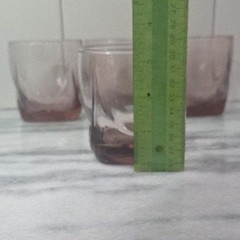 Libbey Imperial Plum Old Fashioned Glasses, Set of 4 Drape Style Whiskey Tumbler