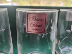 Vintage Princess House Heritage Set of 4 Juice Glasses