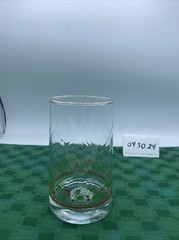 Vintage Arby’s Holly Berry & 2 Stripes Christmas Tumbler Swirl Glasses