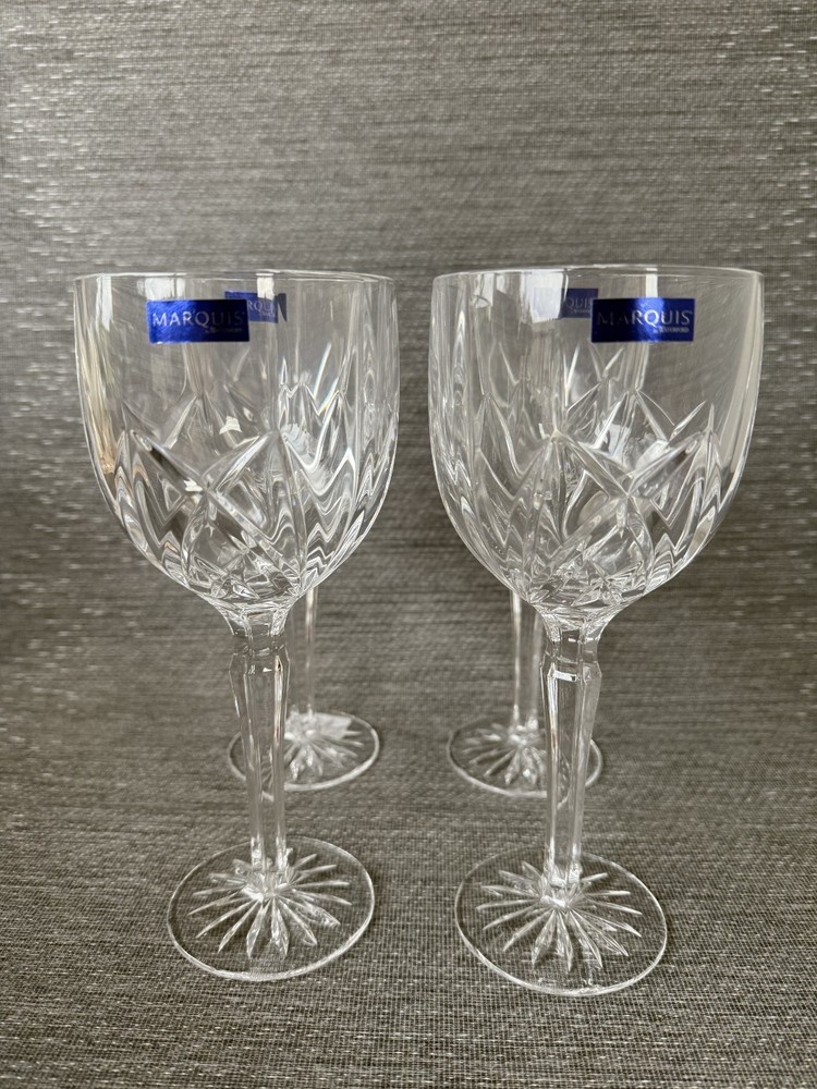 Marquis By Waterford Brookside All Purpose Wine Glasses Set 4