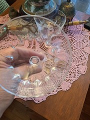 4 – Vintage Cristal d’Arques Durand Versailles Champagne Sherbet Glasses France