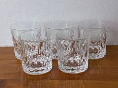 5 Schott Zwiesel Old Fashioned Low ball Rocks Glasses Cut Crystal