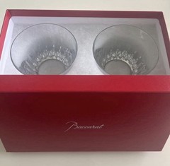 Baccarat Rosa Pair 2015 Japan Limited Edition Year Tumbler Glass Crystal NEW