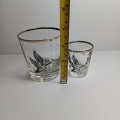 Federal Silver Rimmed Federal Glass Mixed Lot Bar Glasses Canada Goose