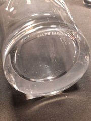 3 Etched Tumbler Highball Glasses w Polo Player on Horse 6″ Ralph Lauren