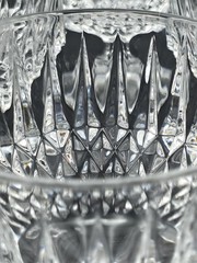 4 Fostoria Tall Crystal Sherbet Dessert Dish Cups Stratton Pattern 5 3/8″ MINT