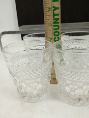 4 Vtg Anchor Hocking WEXFORD OLD-FASHIONED ON-THE-ROCKS 10 oz Read Look New