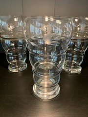 Vintage Princess House Crystal Heritage Soda Sundae Dessert Glasses Set Of 4