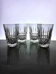 Waterford Maeve (Cut) – 5oz Flat Tumbler Glasses 3 5/8″, Set of 4