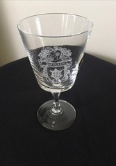 12 MCM Bleikristall Lead Crystal Goblets Various Family Crests/ Knights