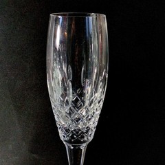 MIKASA COVENTRY CHAMPAGNE FLUTES, Cut Lead Crystal, 10″, 8 Oz, SLOVENIA, 2PCS