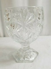 6″ TELEFLORA Crystal Goblet or Decorative Glass NICE