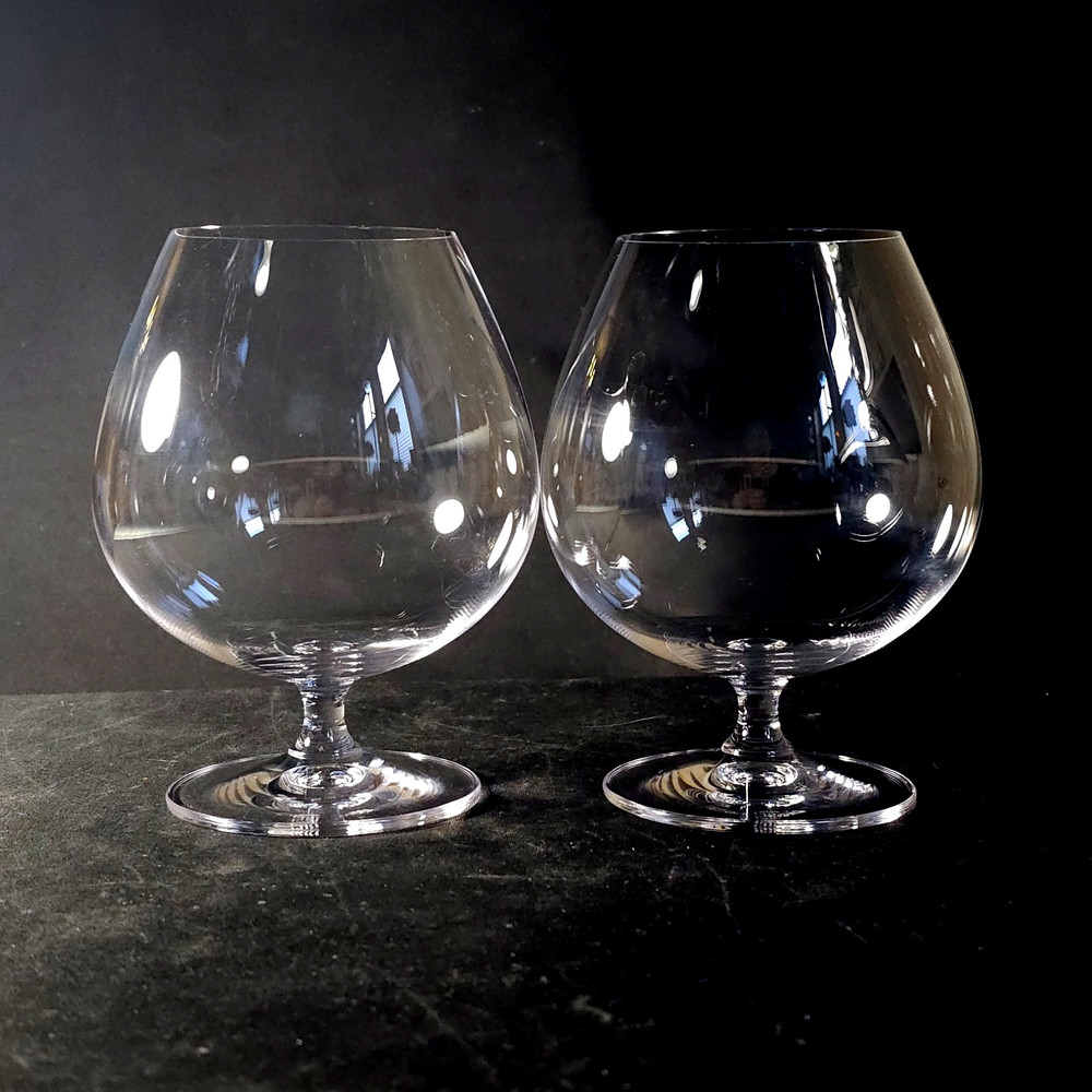 RIEDEL VINUM BRANDY GLASSES, 6″, 32oz, No Lead, Blown Crystal, Austria, 2PCS