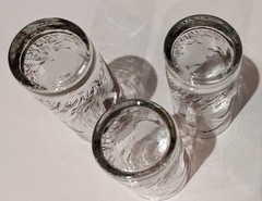 Set/3 LIBBEY Canadian Geese Highball Glass Tumbler The Flight Gold Gilt 12.5 oz