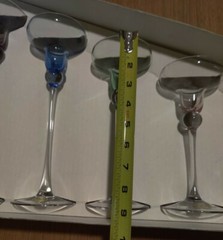 BLOCK Crystal Mouth Blown Kaleidoscope Corial 6pc Set
