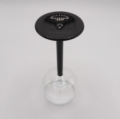 Domino Signature Black by Cristal D’Arques-Durand Rhine Wine Glasses Set of 4
