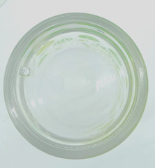 VTG Retro Acrylic Tumblers Set Of 5 Yellow & Green Dot Light Refracting Bubbles