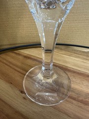 SHANNON Crystal by GODINGER DUBLIN Pattern Wine / Water Glasses 8″ – SET OF 6