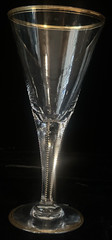 «Josephie Gold» by JOSAIR fine Crystal Wine 7 1/4″tall – RARE Size