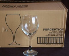 Set of 6 ~ Libbey Glass Company PERCEPTION Red Wine Glass ~ 13.5 oz ~ NEW