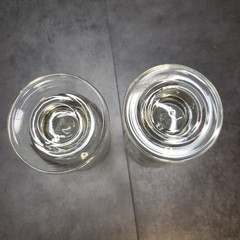 Vintage Libbey Irish Coffee Glasses with Green Shamrocks and Measurements