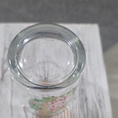 Clear Glass Votive Floral Wreath MOM Text Round Shape Mother’s Day Theme