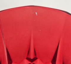 Cristal D’Arques Durand Longchamp Clear Ruby Red Double Old Fashioned Set Of 3