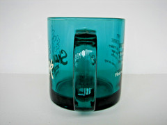 VTG 1997 Shamrock Restaurant Thurmont MD Green Drinking Glass IRISH CREAM RECIPE