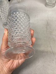 Set Of 7 Anchor Hocking Iced Tea Glass Tumblers – 6.5”H
