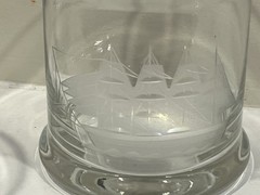 Set Of 6 Toscany Crystal CLIPPER Ship Old Fashioned, Whiskey, Rocks Glasses 3.5”