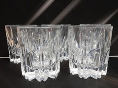 Vintage Double Old Fashioned Berkeley by Mikasa Glass Clear 9 oz Set Of 5