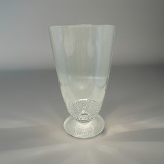 5″Duncan & Miller Teardrop Clear Iced Tea Glass Set Of 3
