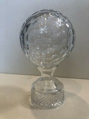Golf Ball Trophy «Tom Flores Aerospace Boy Scouts Invitational» Crystal Trophy