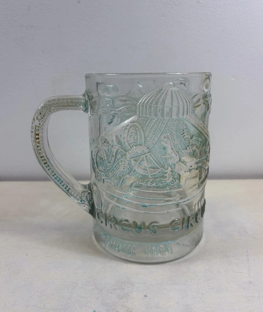 Vintage Circus Circus Beer Stein Mug Theme Park Las Vegas Hotel Casino Souvenir