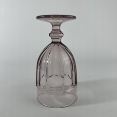 Vintage Libbey Duratuff Gibraltar Plum Light Purple Pinkish Water Wine Goblets 8