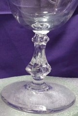 Bryce Brothers «Autumn » Crystal Goblets Glass (2) 5 7/8 » Discontinued Pattern