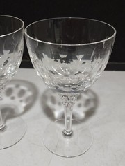 SET OF 2- Tiffin Franciscan USA Buckingham Wine Glasses Water Goblets