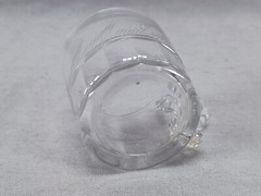 19th Century Pittsburgh Cut Blaze Pattern Handled Whiskey Taster Circa 1840 A