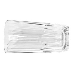 Pasabahce Turkey TOPAZ Clear Multi Sided Panels 5 3/8” Glass Tumbler EUC