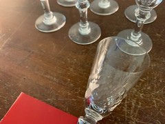 9 Porto Glasses Model Scale Epi In Baccarat Crystal (Price Per Unit)