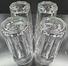 (4) Libbey Gibraltar Clear Iced Tea Glasses Set 22 Oz Tall Drinking Tumblers Lot