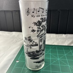Vintage Set Of 3 Stephen Foster Melodies, Way Down Up-on De Swanee River Glasses
